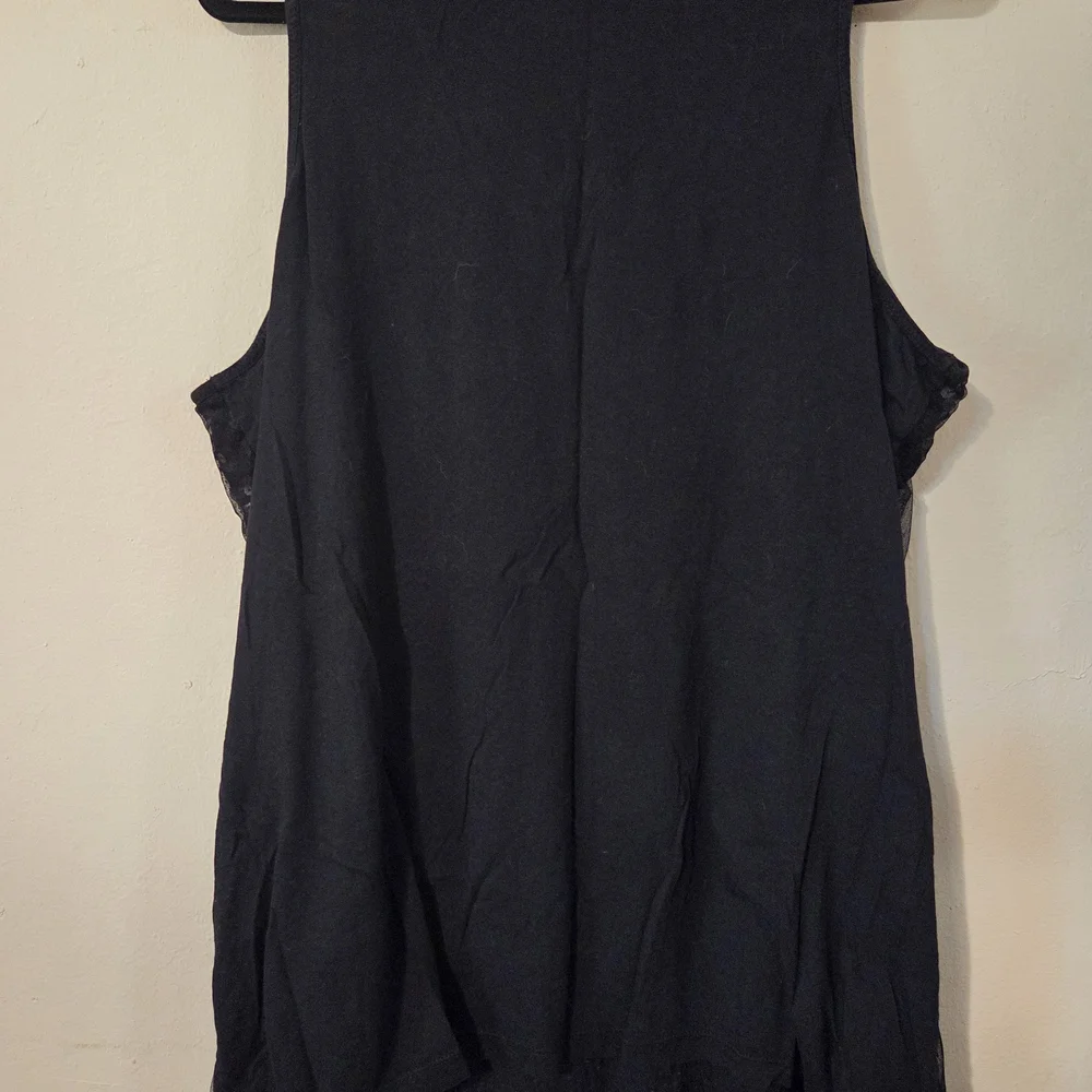 Lane Bryant Black Sparkle Tank Top - Picture 2 of 2